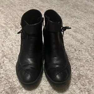 Rieker Black Ankle Boots Classic Design